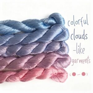 ronghua making tools—400m untwisted unsplit mulberry silk thread (mermaid)