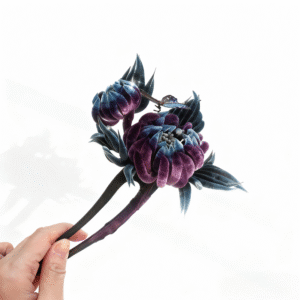 handmade ronghua—purple chrysanthemum