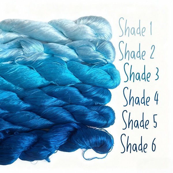 ronghua making tools—400m untwisted unsplit mulberry silk thread (kingfisher blue) ronghua making tools—400m untwisted unsplit mulberry silk thread (kingfisher blue)