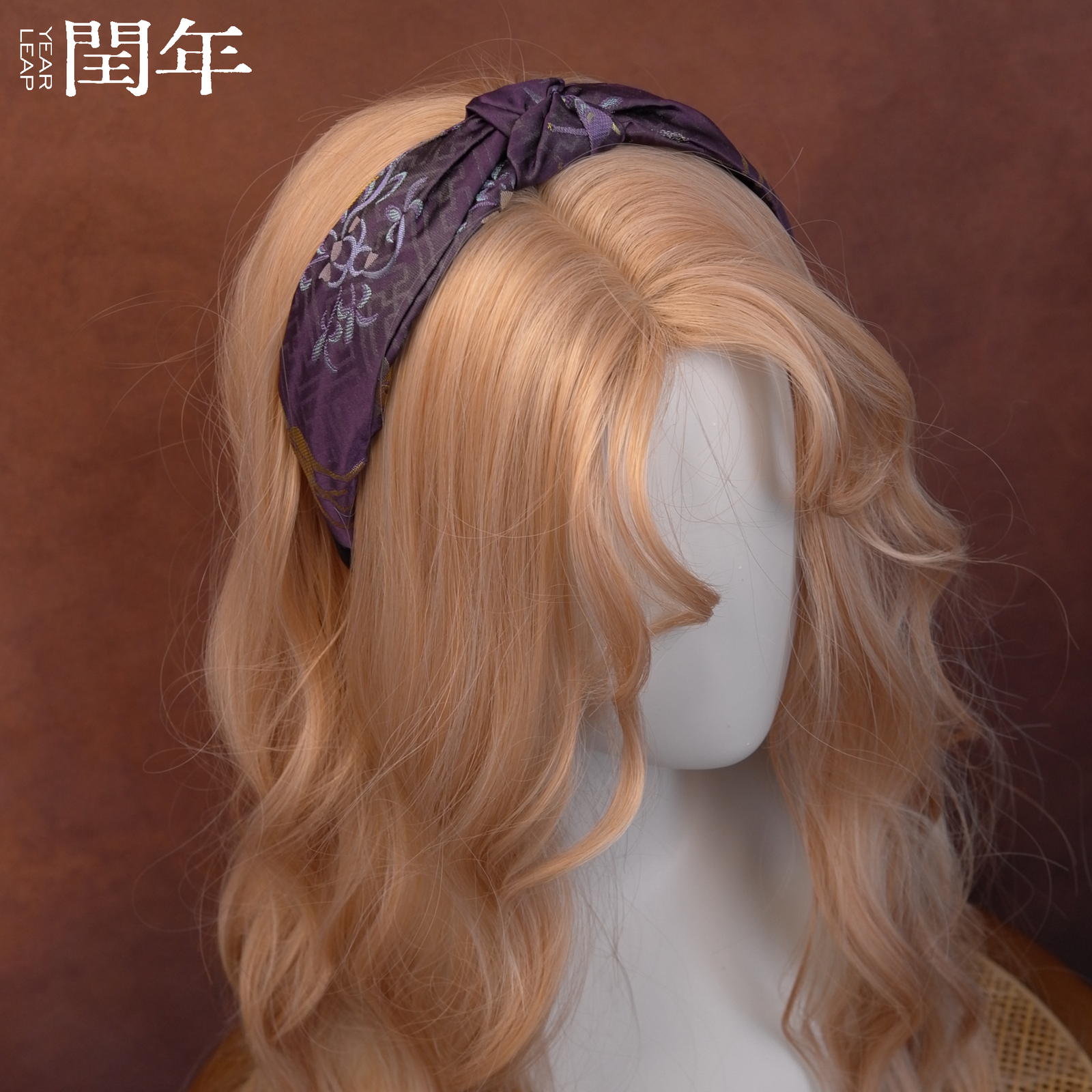 handwoven song brocade—purple charm of the deer’s call handwoven song brocade—purple charm of the deer’s call